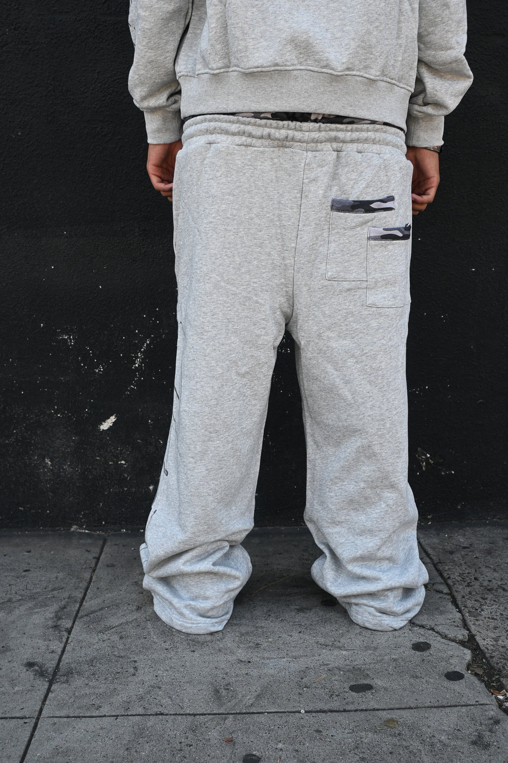 Gray Camo Sweats
