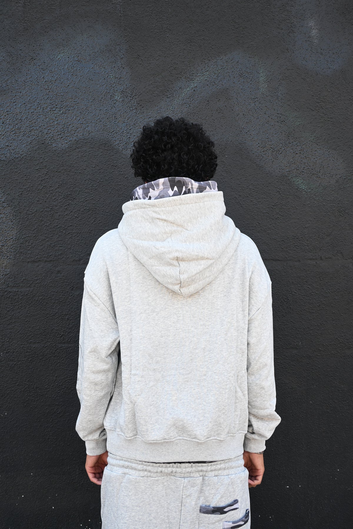 Gray Camo Hoodie