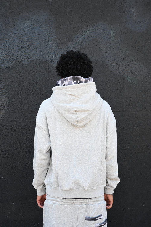 Gray Camo Hoodie