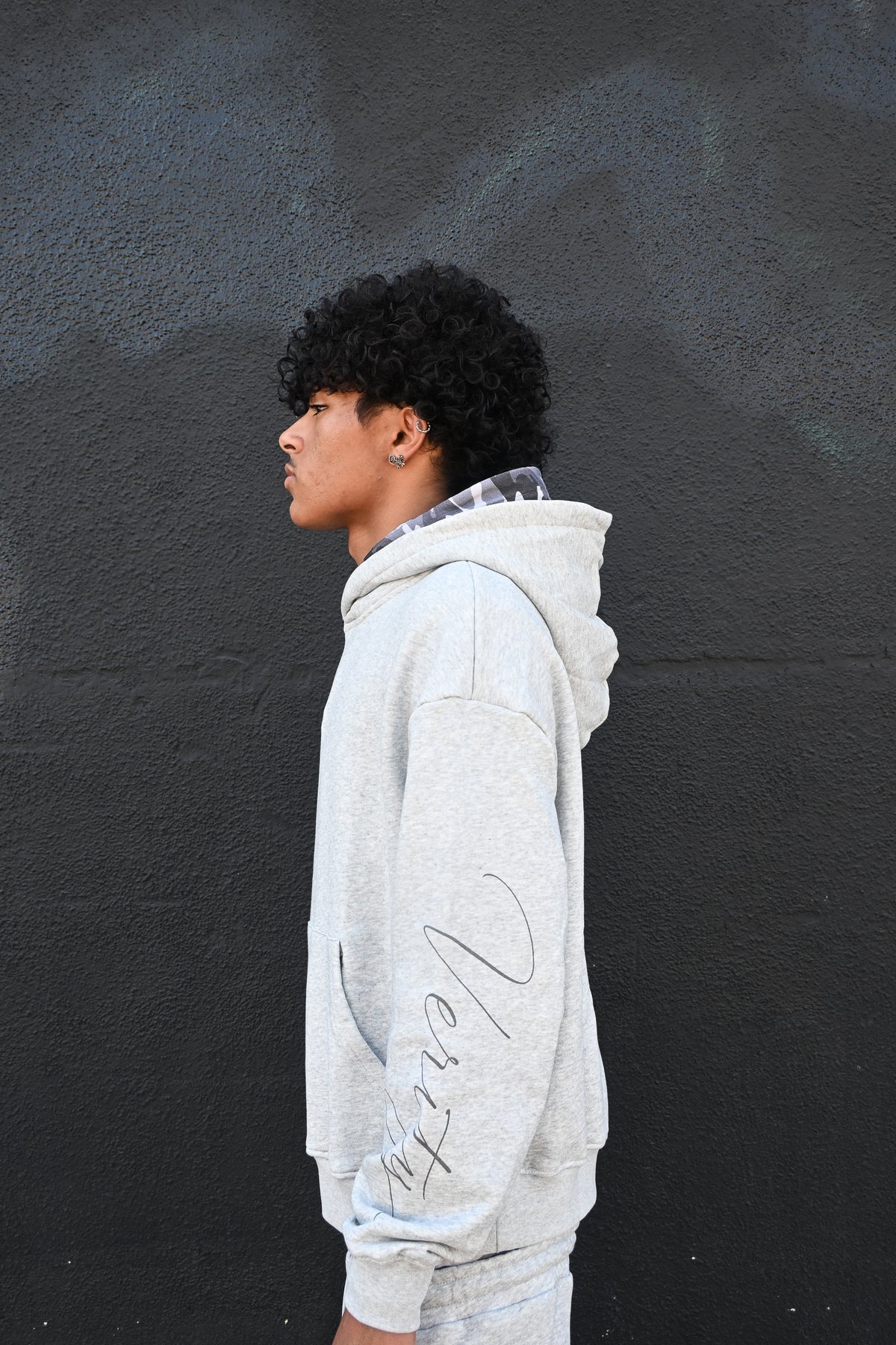 Gray Camo Hoodie